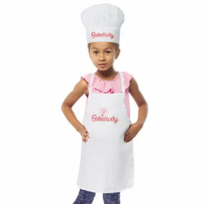 Kids Baketivity Apron With Chef Hat