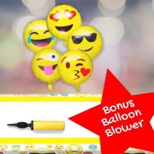 Emoji Party Supplies Set