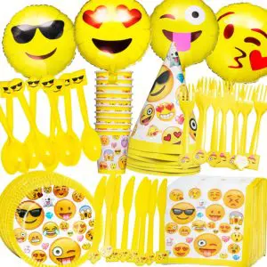 Emoji Party Supplies Set