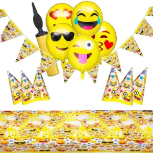 Emoji Party Supplies Set