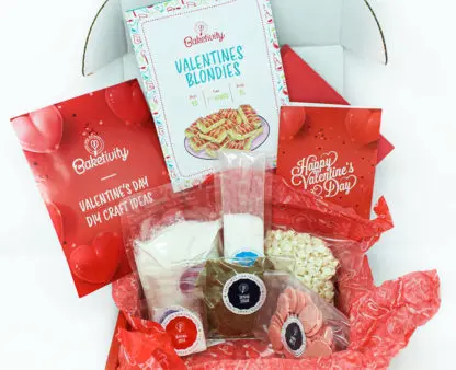 Valentines Day Blondies Deluxe Baking Kit