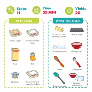Snowball Cookies Baking Kit