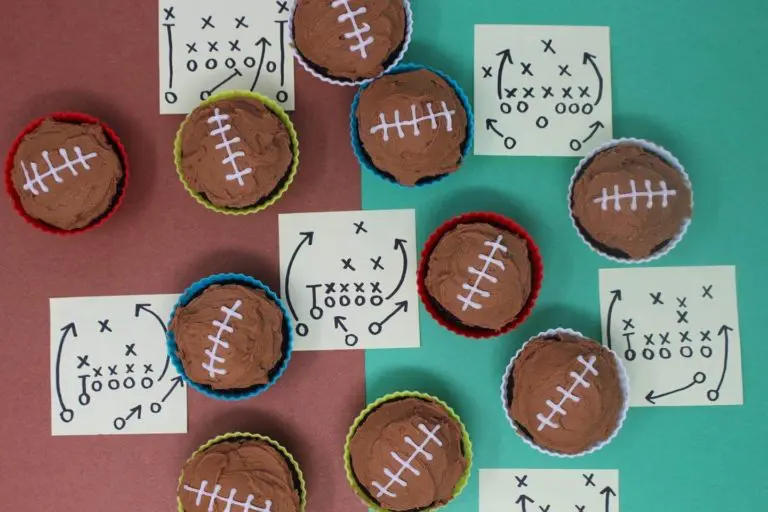 Football Cupcakes