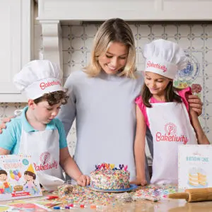 Kids Baketivity Apron With Chef Hat