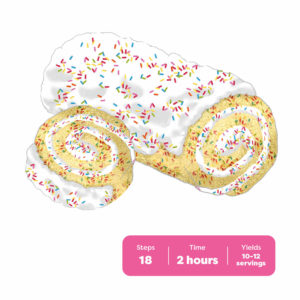 Confetti Swiss Roll Baking Kit