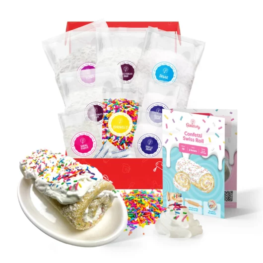 Confetti Swiss Roll Baking Kit