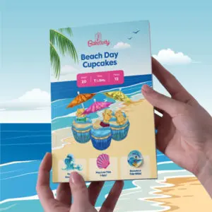 Beach Day Cupcakes Baking Kit