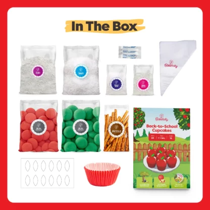 Back-to-School Cupcakes Baking Kit