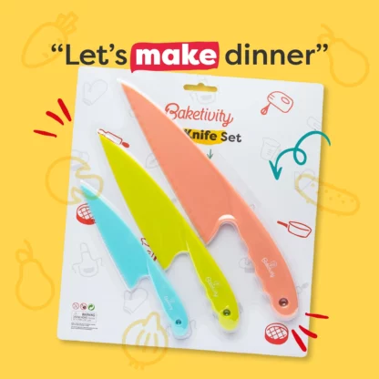 3 Piece Kids Knife Set