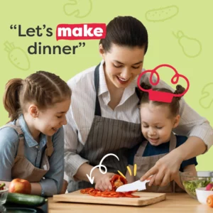 6 Piece Kids Cutting Board and Knife Set
