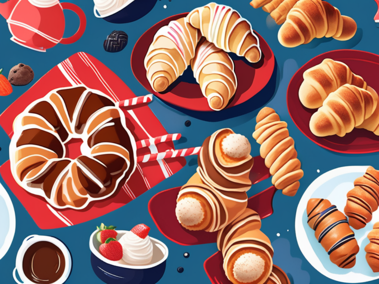 An assortment of baked goods from around the world