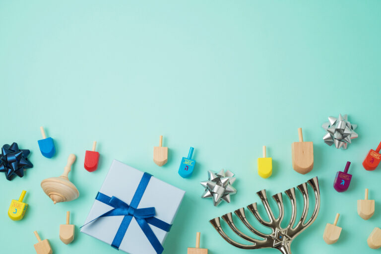 Jewish holiday Hanukkah background