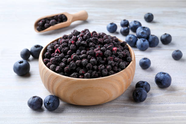 how to dry blueberries 