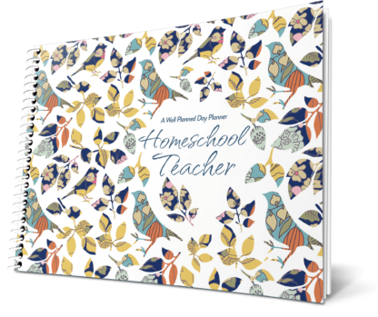 Well Planned Day: Homeschool Planner - Applique Landscape (5-6 Students)