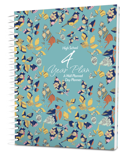 Well Planned Day: High School 4 Year Plan (2025-2029) - Applique