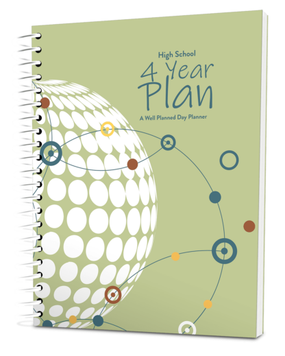Well Planned Day: High School 4 Year Plan (2025-2029) - Circles