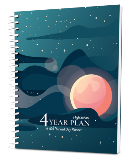Well Planned Day: High School 4 Year Plan (2025-2029) - Goodnight Moon